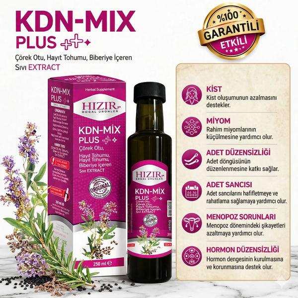 KDN-MIX PLUS Sıvı Ekstre HIZIR DOĞAL ÜRÜNLER