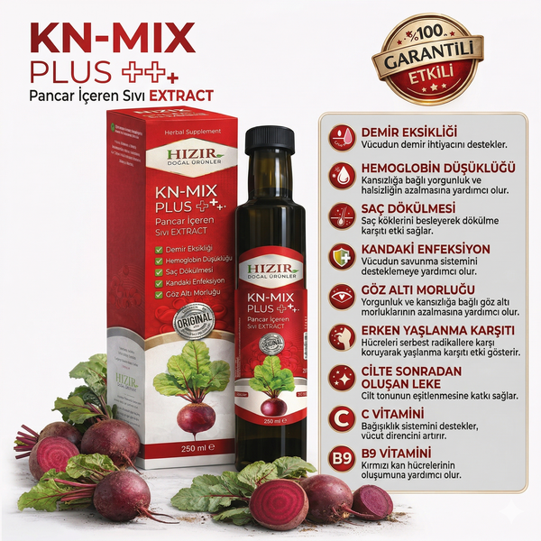 KN-MIX PLUS Sıvı Ekstre HIZIR DOĞAL ÜRÜNLER