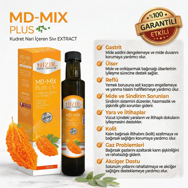 MD-MIX PLUS Sıvı Ekstre HIZIR DOĞAL ÜRÜNLER
