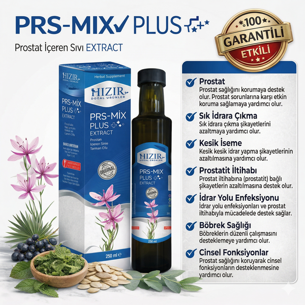 PRS-MIX PLUS Sıvı Ekstre HIZIR DOĞAL ÜRÜNLER