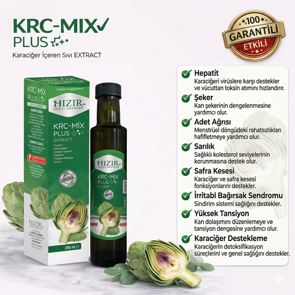 KRC-MIX PLUS Sıvı Ekstre HIZIR DOĞAL ÜRÜNLER
