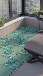 50 x 50 cm 4 Adet BASKILI Mutfak, Balkon ve Oturma Odası Yapbozhalı