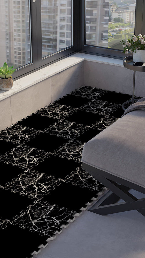 50 x 50 cm 4 Adet BASKILI Mutfak, Balkon ve Oturma Odası Yapbozhalı