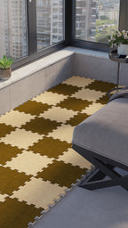 50 x 50 cm 4 Adet BASKILI Mutfak, Balkon ve Oturma Odası Yapbozhalı