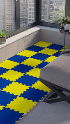 50 x 50 cm 4 Adet BASKILI Mutfak, Balkon ve Oturma Odası Yapbozhalı