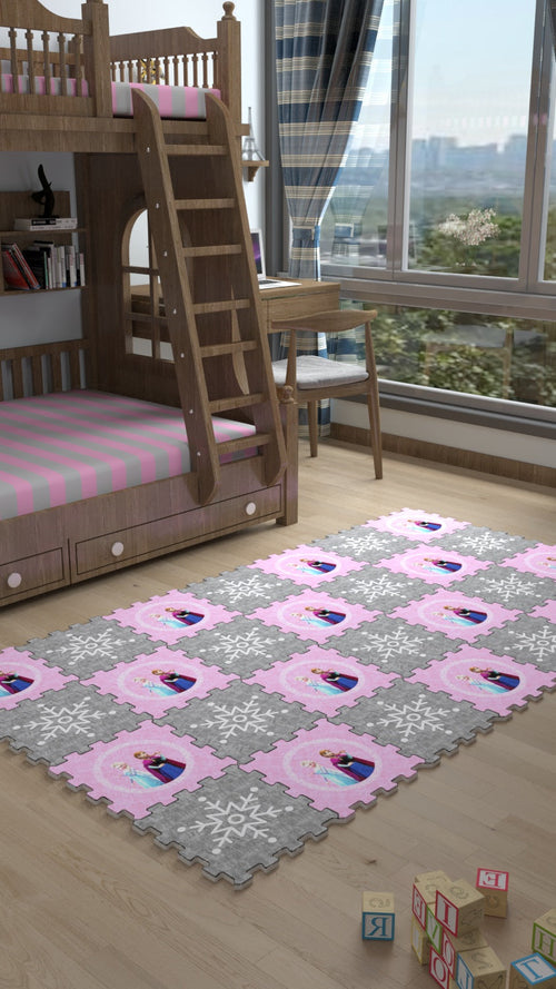 50 x 50 cm  4 Adet BASKILI COCUK ODASI Yapbozhalı