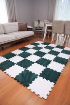 50 X 50  cm 10 Adet PELÜŞ KOMBİN YAPBOZ PUZZLE HALILAR İKRACELİK