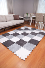 50 X 50  cm 10 Adet PELÜŞ KOMBİN YAPBOZ PUZZLE HALILAR İKRACELİK