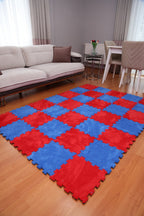 50 X 50  cm 10 Adet PELÜŞ KOMBİN YAPBOZ PUZZLE HALILAR İKRACELİK