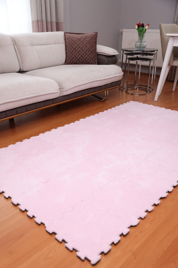 50 X 50 cm  PELÜŞ TEK RENK YAPBOZ PUZZLE HALILAR