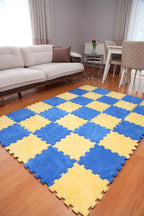 50 X 50  cm 10 Adet PELÜŞ KOMBİN YAPBOZ PUZZLE HALILAR İKRACELİK